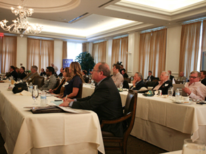 Attendees at a South Florida Investment Forum luncheon